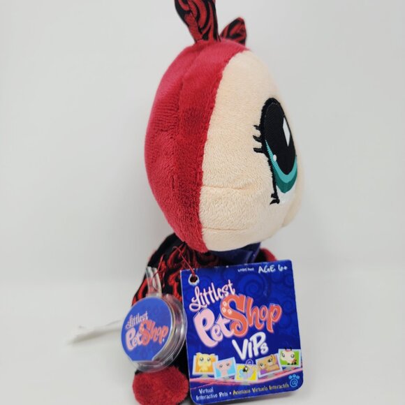 Littlest Pet Shop VIPs Ladybug Plush Toy • Hasbro LPS With Tags & code *READ* - Picture 2 of 8